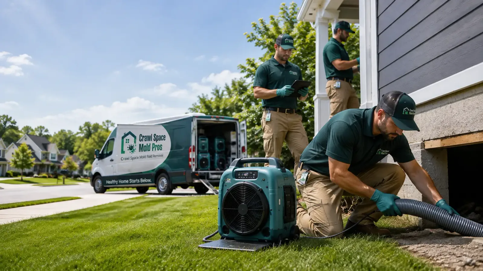Crawl Space Mold Removal in Guernsey, IA